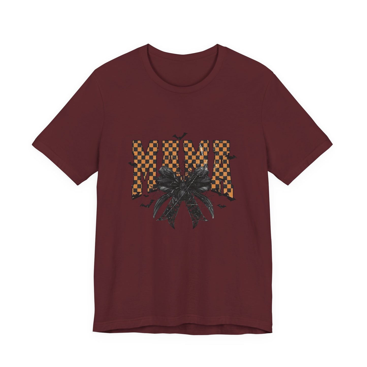 Mamá Floral Checkerboard Tee – Vintage Floral Mom Shirt