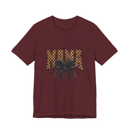 Mamá Floral Checkerboard Tee – Vintage Floral Mom Shirt