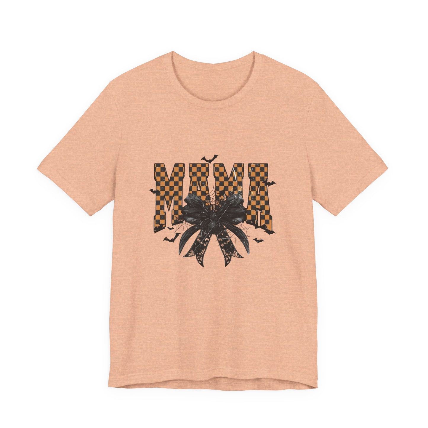 Mamá Floral Checkerboard Tee – Vintage Floral Mom Shirt