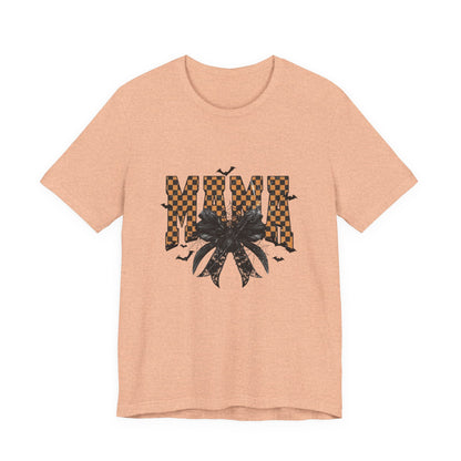Mamá Floral Checkerboard Tee – Vintage Floral Mom Shirt