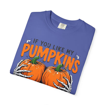 Pumpkin Pie Halloween T-Shirt — "If You Like My Pumpkins You Should See My Pie"