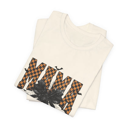 Mamá Floral Checkerboard Tee – Vintage Floral Mom Shirt