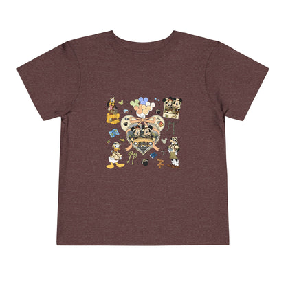 Cute Cartoon Mickey Inspired Toddler Tee