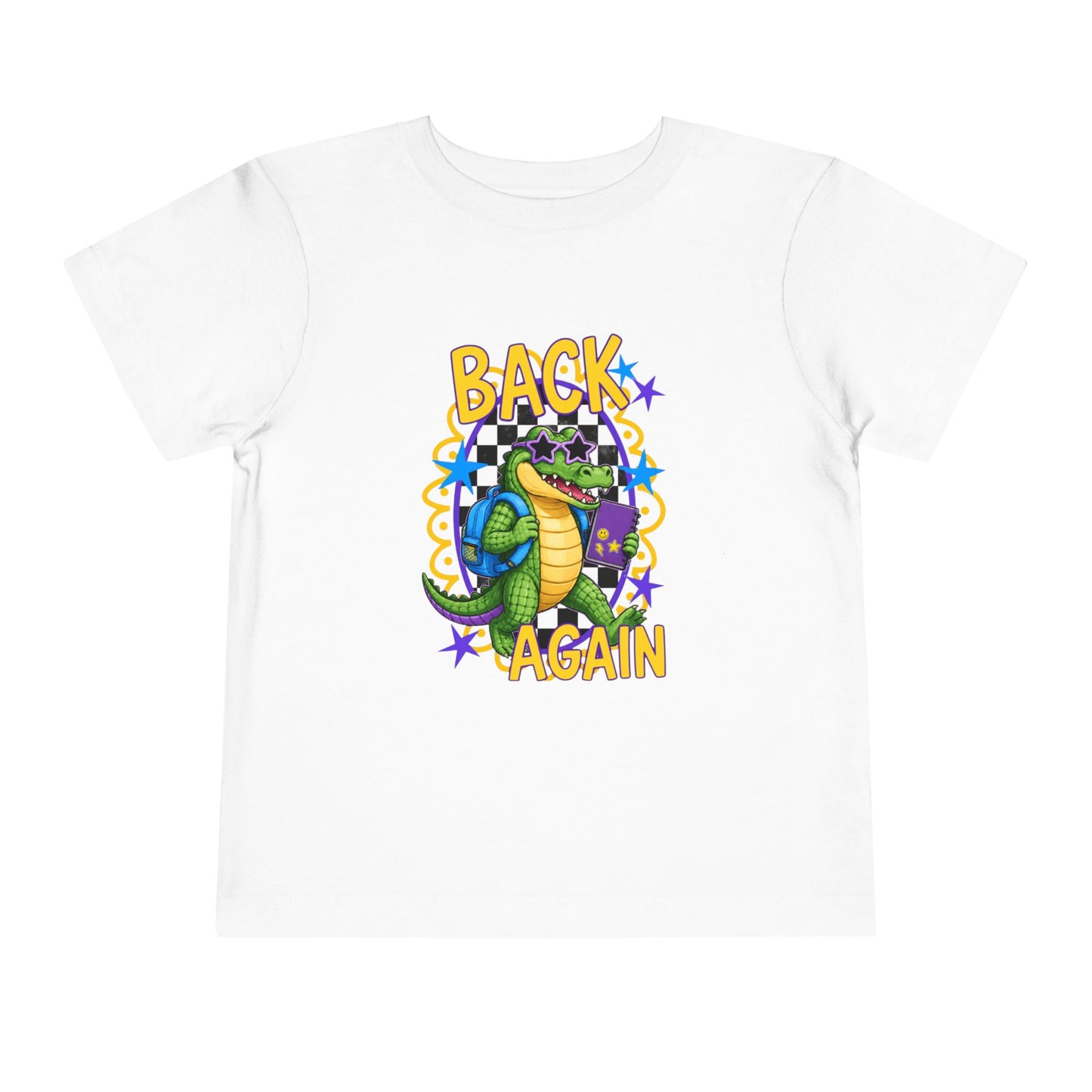 Toddler Tee — "Back Again" Dinosaur Graphic Shirt