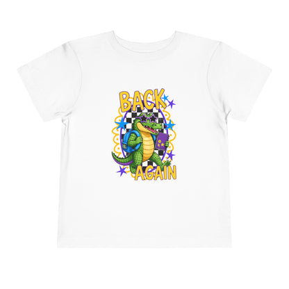 Toddler Tee — "Back Again" Dinosaur Graphic Shirt