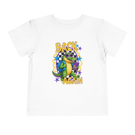 Toddler Tee — "Back Again" Dinosaur Graphic Shirt