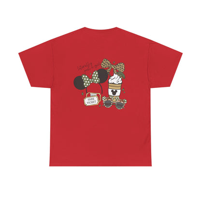Leopard Minnie Park Day Tee