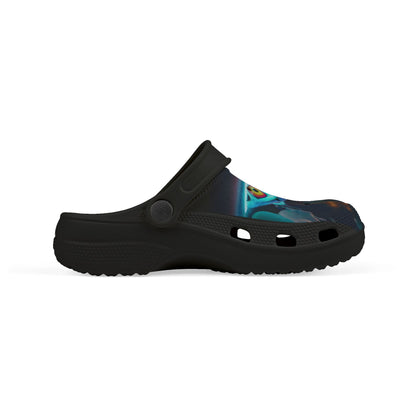 Kids Glow Derpy Clogs — Cute Neon Derpy EVA Foam Slip-Ons