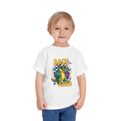 Toddler Tee — "Back Again" Dinosaur Graphic Shirt