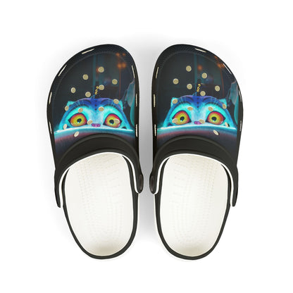 Kids Glow Derpy Clogs — Cute Neon Derpy EVA Foam Slip-Ons