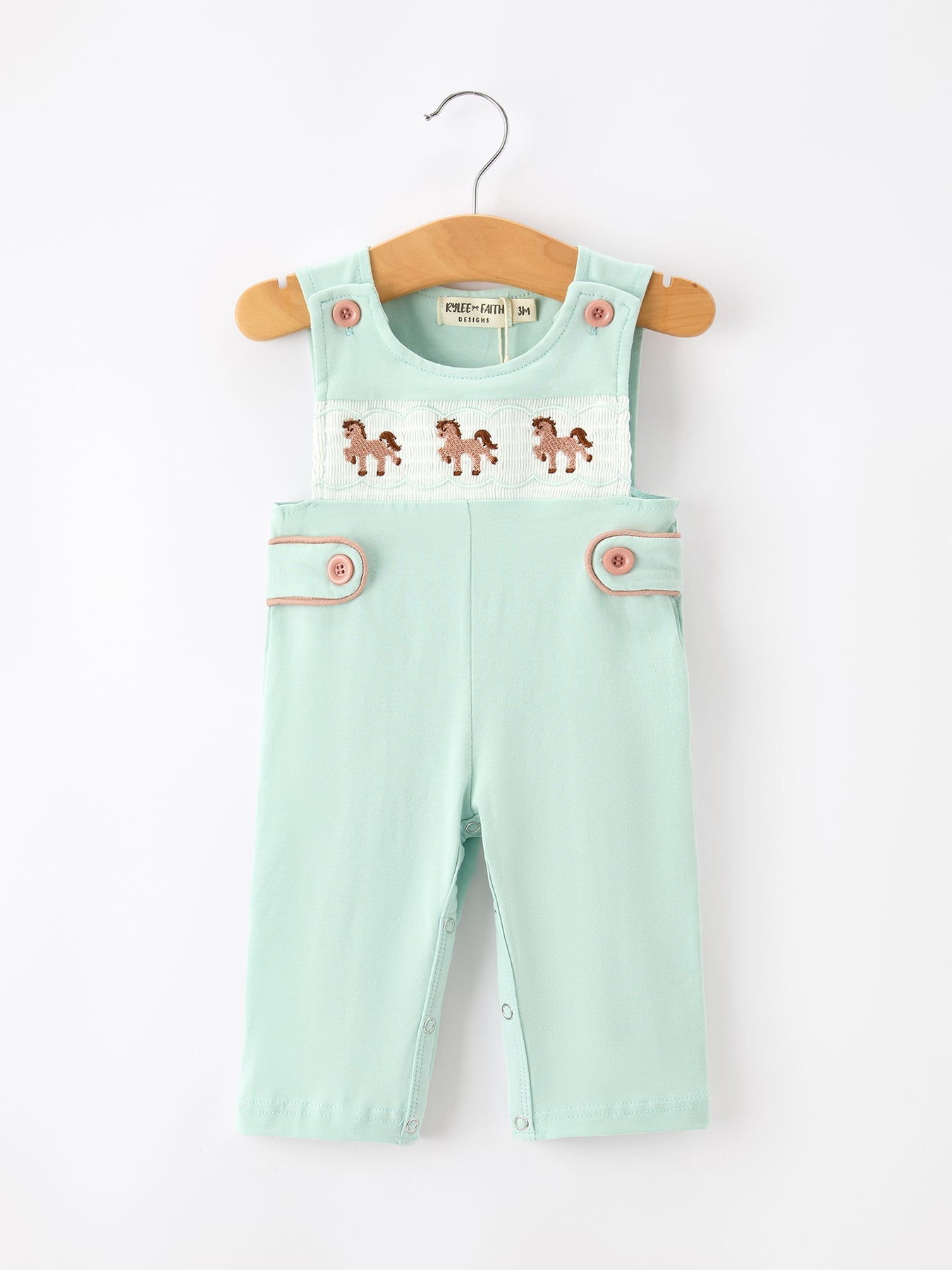 Western Horse Embroidery Boys JonJon Sleeveless Romper | Cowboy Baby Boy Outfit | Boutique Ranch Style Clothing