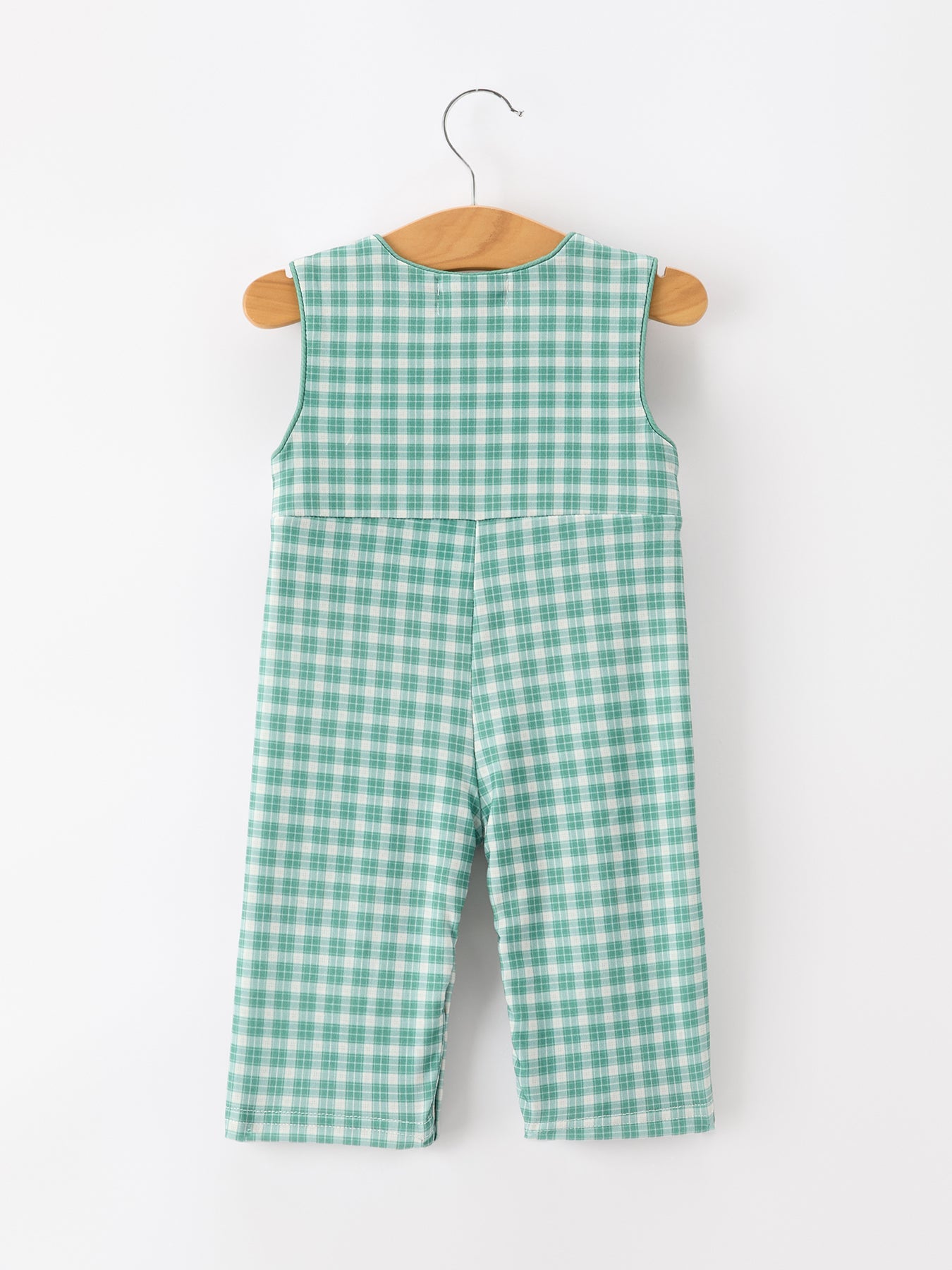Western Plaid Horse Boy JonJon | Cowboy Outfit for Boys | Rustic Rodeo Baby Romper