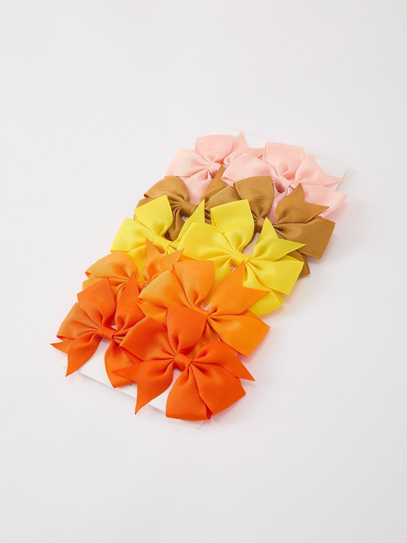 🍂 Fall Bow Hair Clip Set | Cute Autumn Hair Accessories for Girls