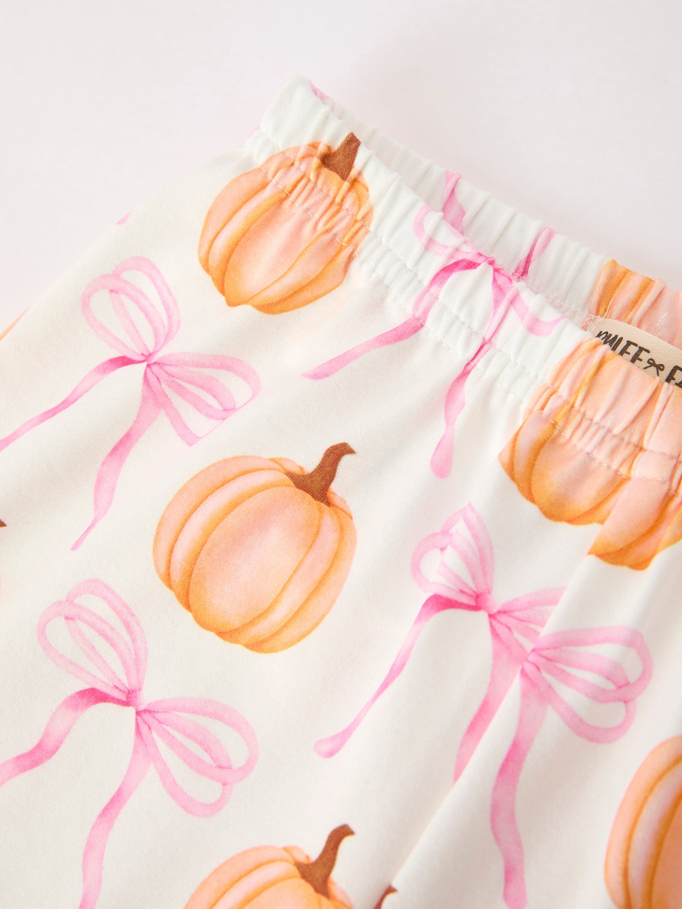 🎃🍂 Halloween Thanksgiving Pumpkin Bow Fur Pajama Set | Cozy Fall Girls Pajamas