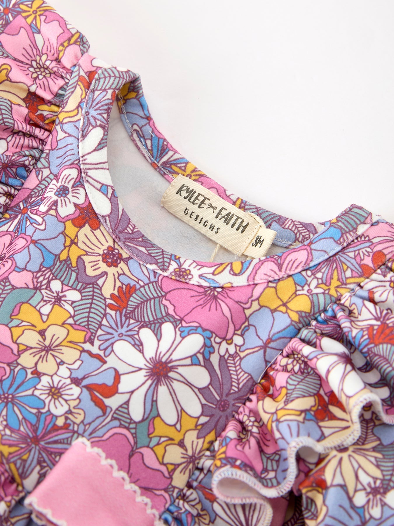 🍂 Fall Vintage Floral Print Girls Long Sleeve Romper | Boutique Baby & Toddler Autumn Outfit