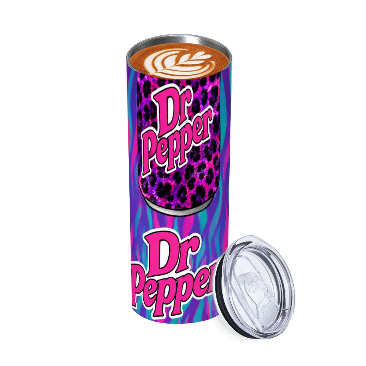 DR PEPPER 20oz Straight Stainless Steel Tumbler with Straw