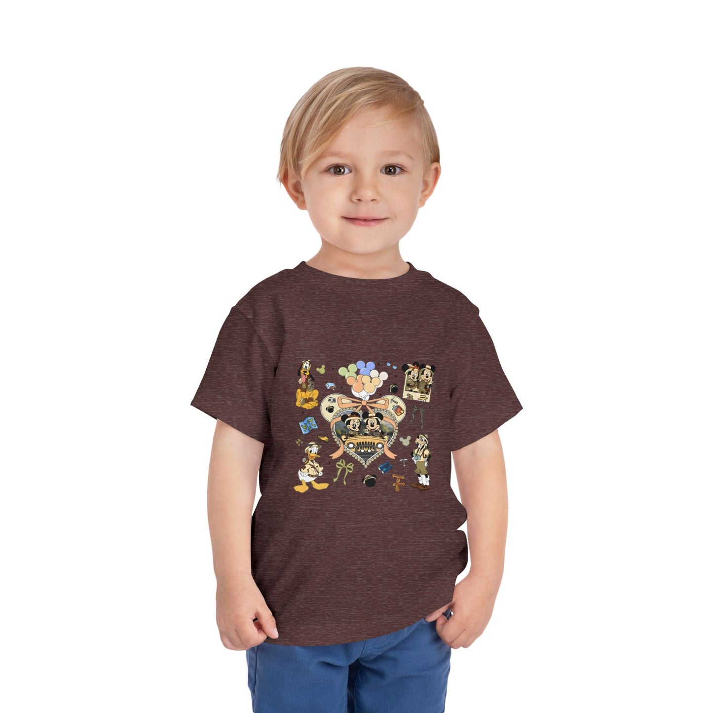 Cute Cartoon Mickey Inspired Toddler Tee