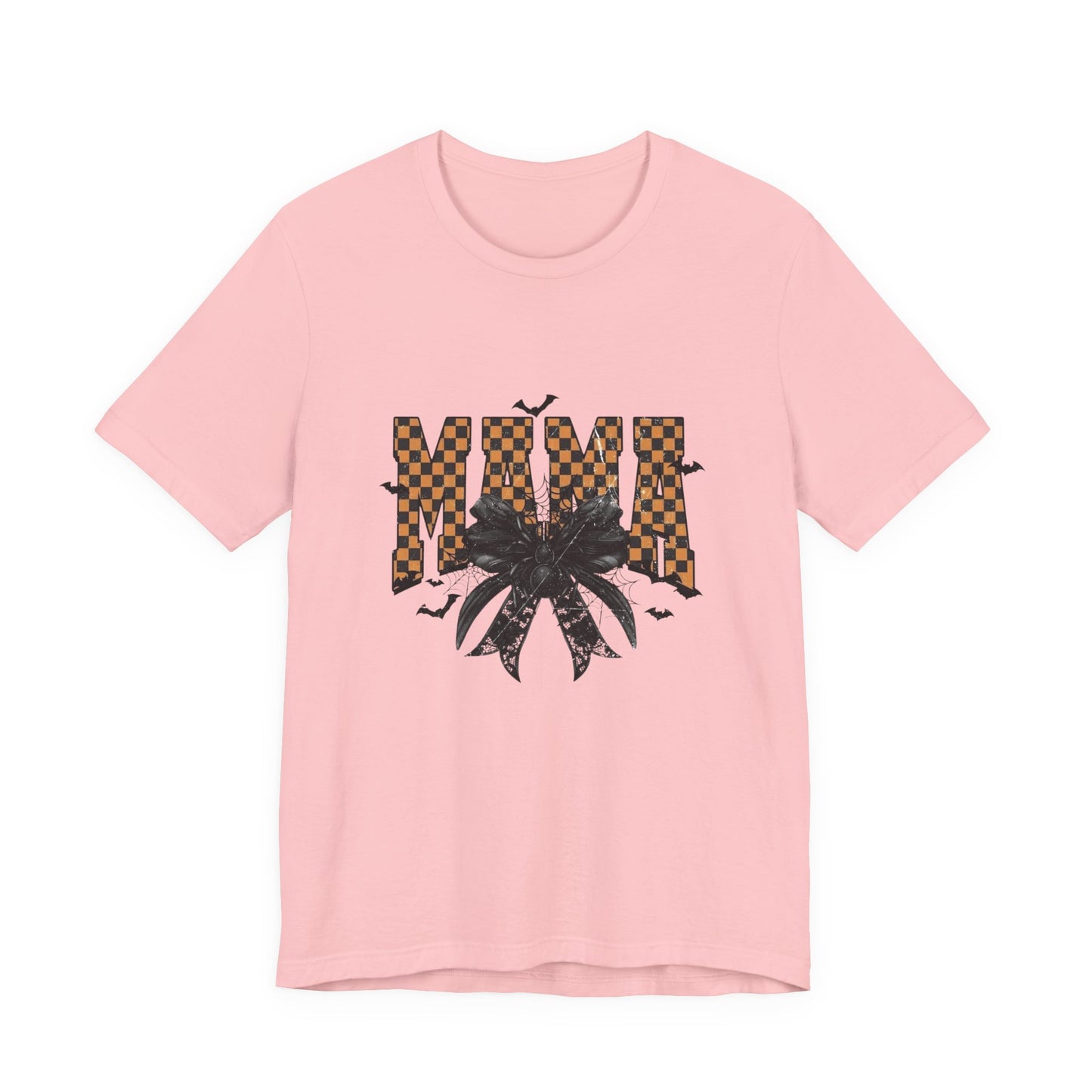 Mamá Floral Checkerboard Tee – Vintage Floral Mom Shirt