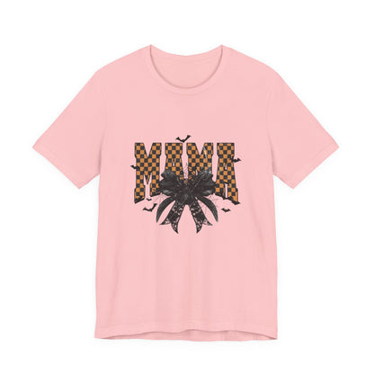 Mamá Floral Checkerboard Tee – Vintage Floral Mom Shirt