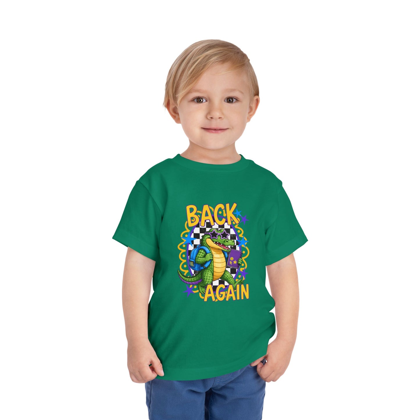 Toddler Tee — "Back Again" Dinosaur Graphic Shirt