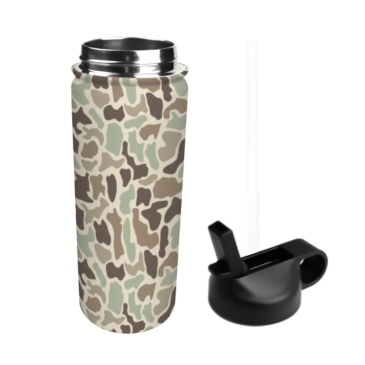 Camo Stainless Steel Vacuum Insulated Tumbler (18oz) I