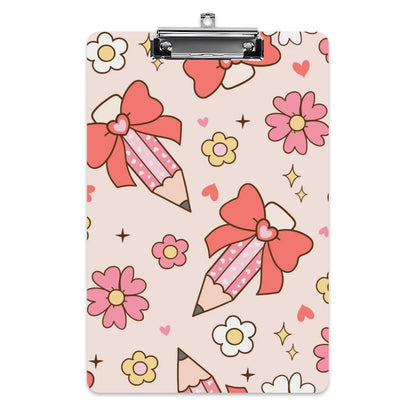 Acrylic Clipboard Pencil