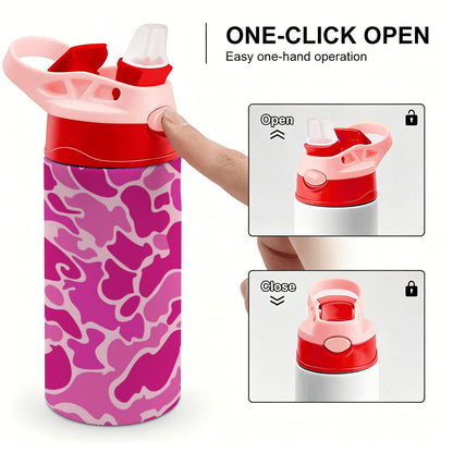 Pink Camo Water Bottle