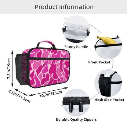 Pink Camo Lunch Box
