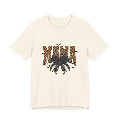 Mamá Floral Checkerboard Tee – Vintage Floral Mom Shirt