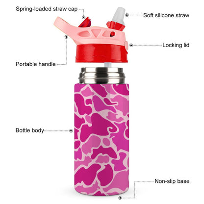 Pink Camo Water Bottle