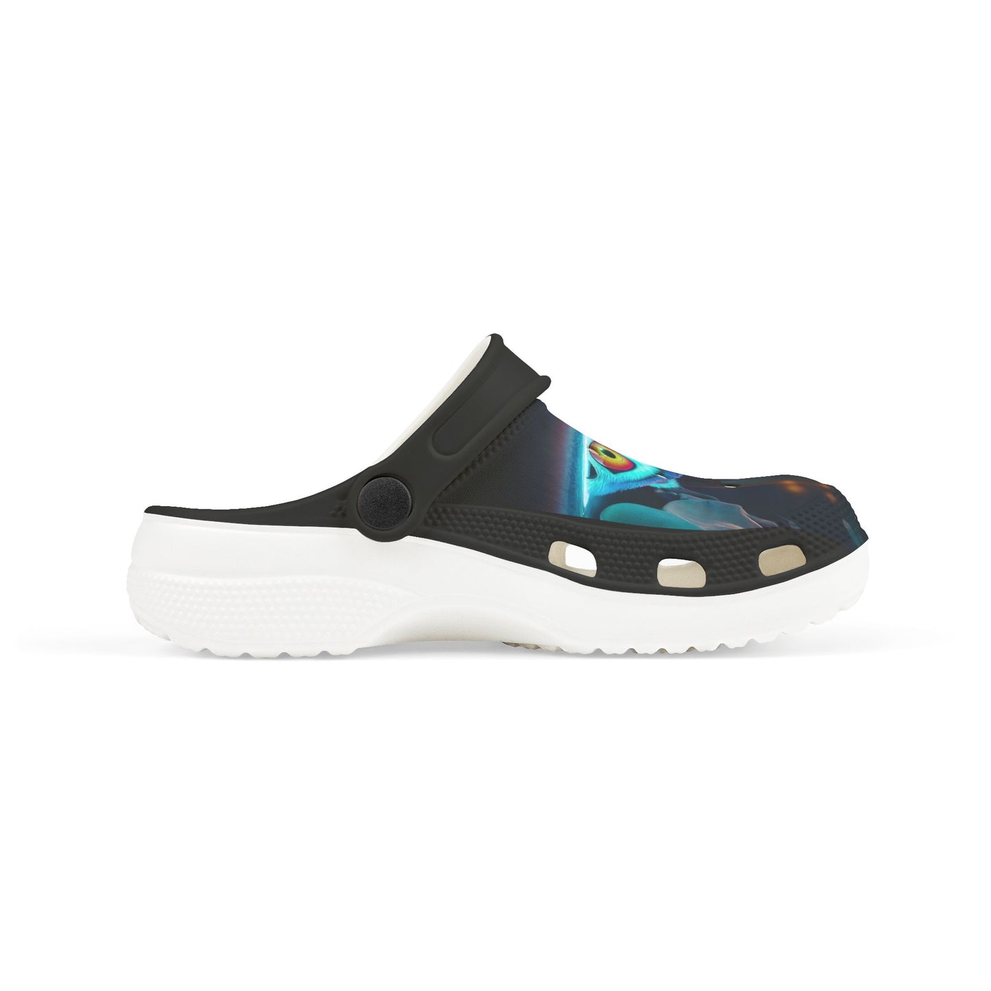 Kids Glow Derpy Clogs — Cute Neon Derpy EVA Foam Slip-Ons