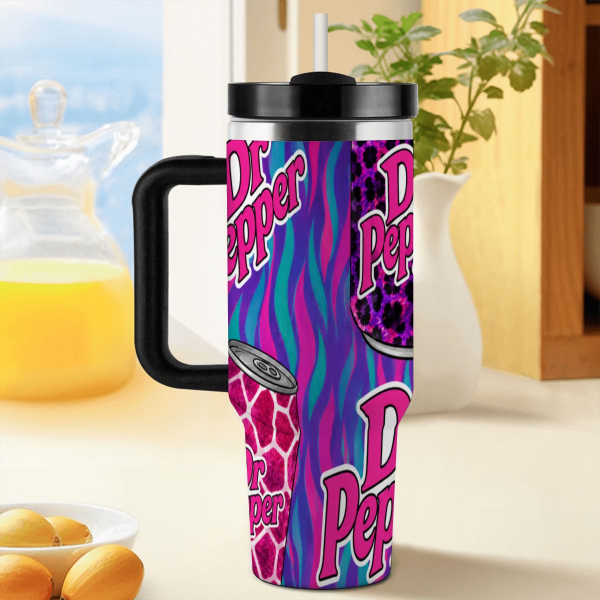 40oz Dr Pepper Tumbler