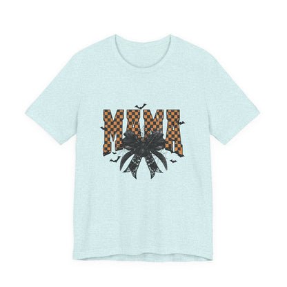 Mamá Floral Checkerboard Tee – Vintage Floral Mom Shirt