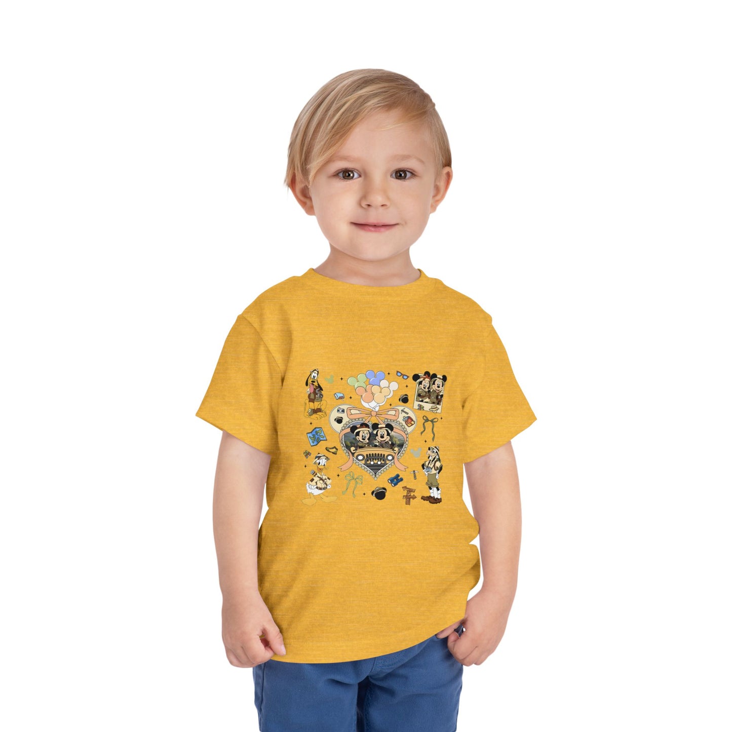 Cute Cartoon Mickey Inspired Toddler Tee