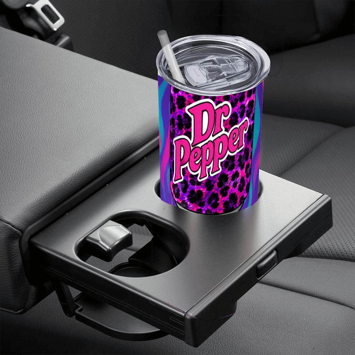 DR PEPPER 20oz Straight Stainless Steel Tumbler with Straw