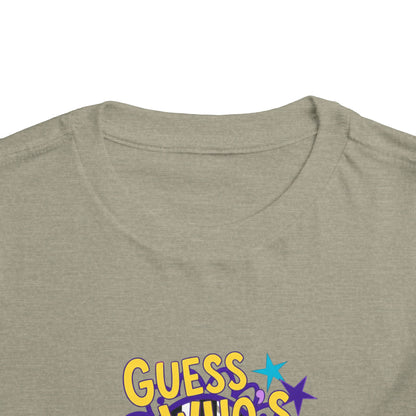 Toddler Tee — "Guess Who's Back" Alligator Cartoon Graphic