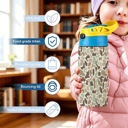Camo Kids Water Bottle