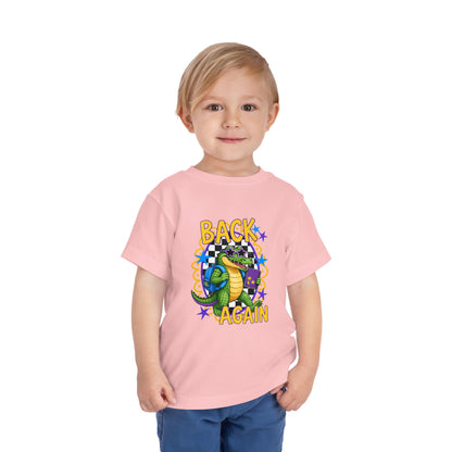 Toddler Tee — "Back Again" Dinosaur Graphic Shirt