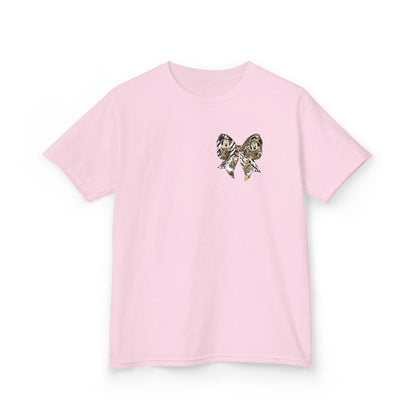 Kids T‑Shirt — Cute Bear & Bow Graphic Tee (Playful Animal Collage)