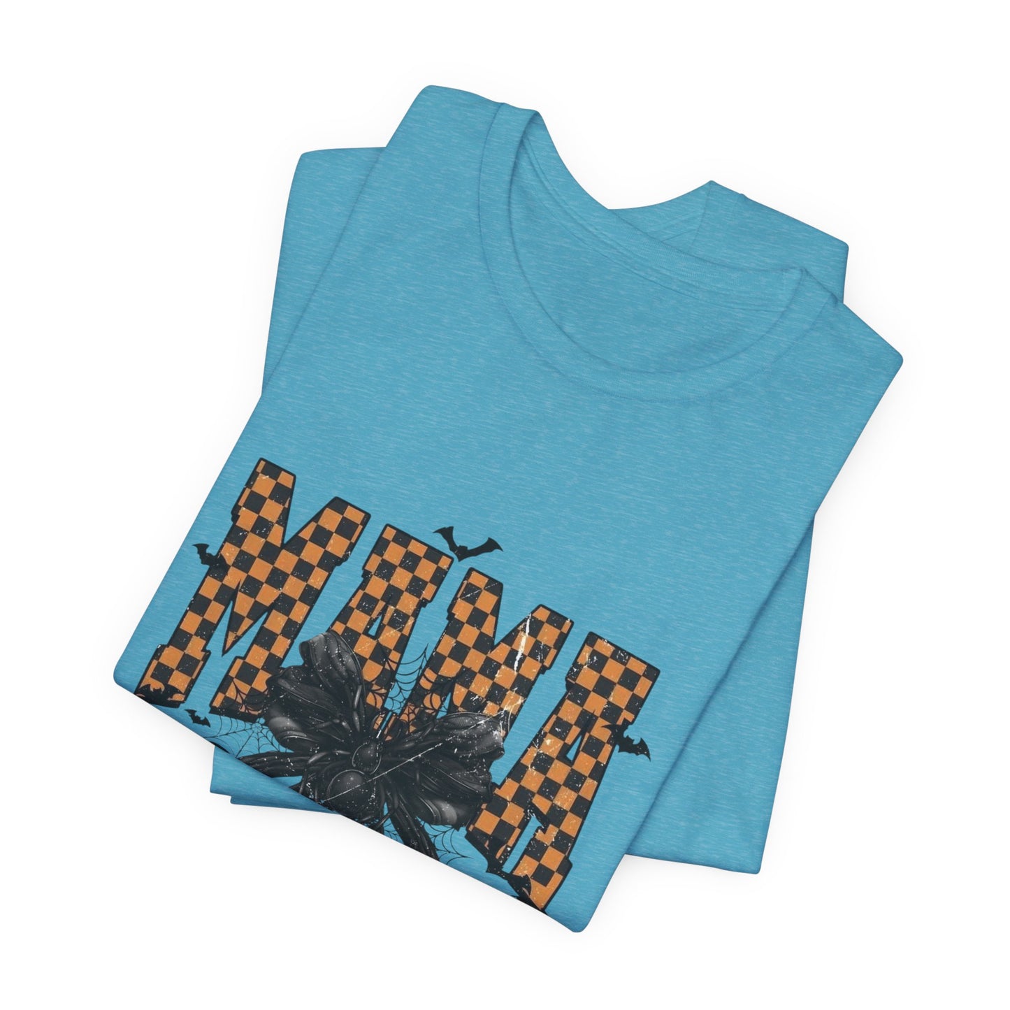 Mamá Floral Checkerboard Tee – Vintage Floral Mom Shirt