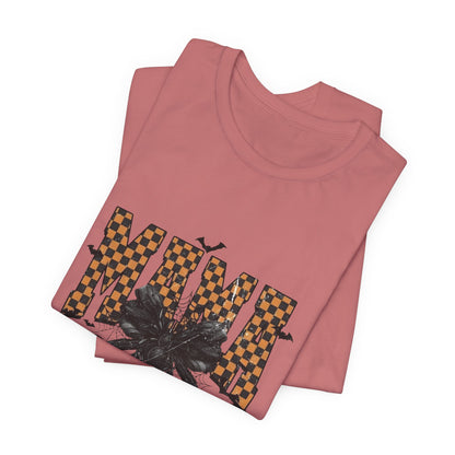 Mamá Floral Checkerboard Tee – Vintage Floral Mom Shirt