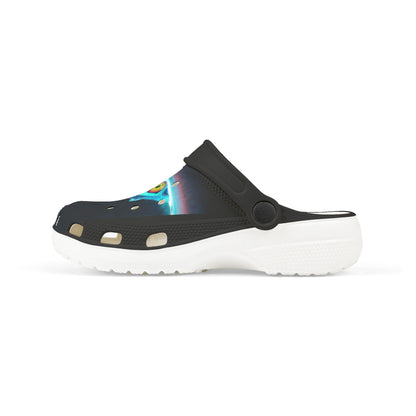 Kids Glow Derpy Clogs — Cute Neon Derpy EVA Foam Slip-Ons