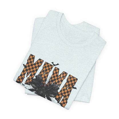 Mamá Floral Checkerboard Tee – Vintage Floral Mom Shirt