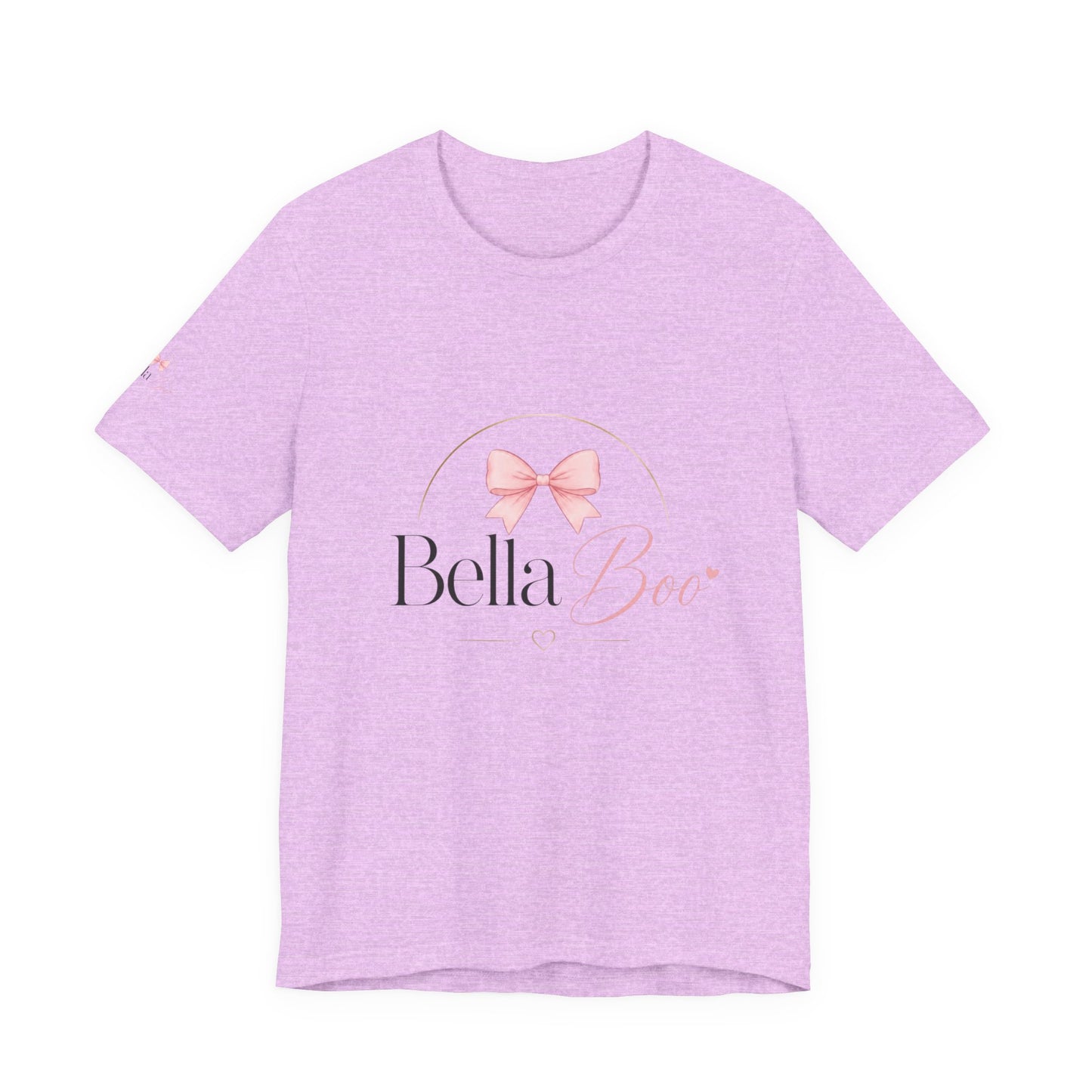 Bella Boo Tee — Pink Bow Baby Name Graphic T-Shirt
