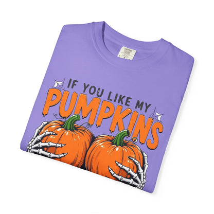 Pumpkin Pie Halloween T-Shirt — "If You Like My Pumpkins You Should See My Pie"