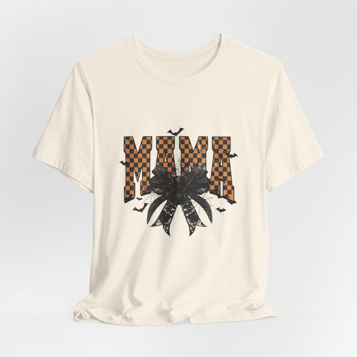 Mamá Floral Checkerboard Tee – Vintage Floral Mom Shirt