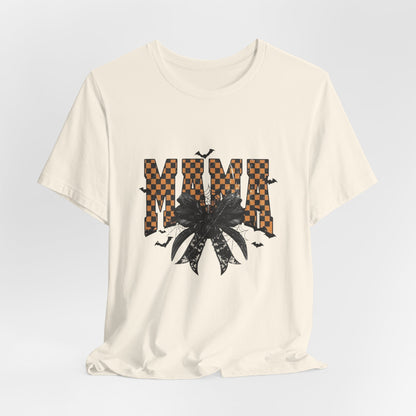 Mamá Floral Checkerboard Tee – Vintage Floral Mom Shirt