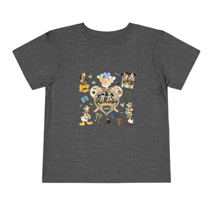 Cute Cartoon Mickey Inspired Toddler Tee