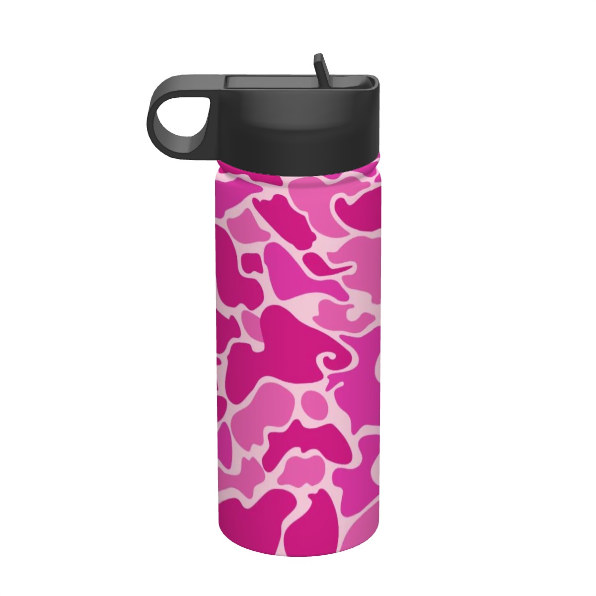 Stainless Steel Vacuum Insulated Tumbler (18oz) Girl Colors Camo Design