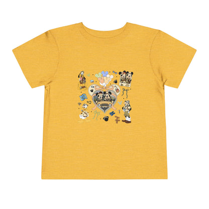 Cute Cartoon Mickey Inspired Toddler Tee